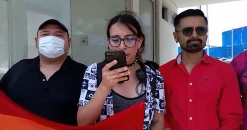 Con protesta pacífica exigen investigar crímenes de odio en Veracruz