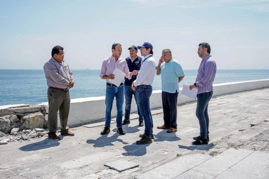 Inspeccionan Alcalde JM Unánue zona que requiere rehabilitación en el bulevar Manuel Ávila Camacho
