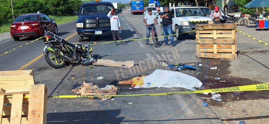 Tragedia en La Capilla, fallece joven motociclista tras estrellarse con urbano