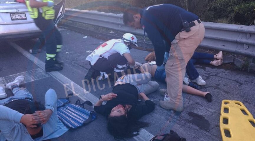 Trágico accidente en la autopista Veracruz - Córdoba deja un muerto y cinco heridos