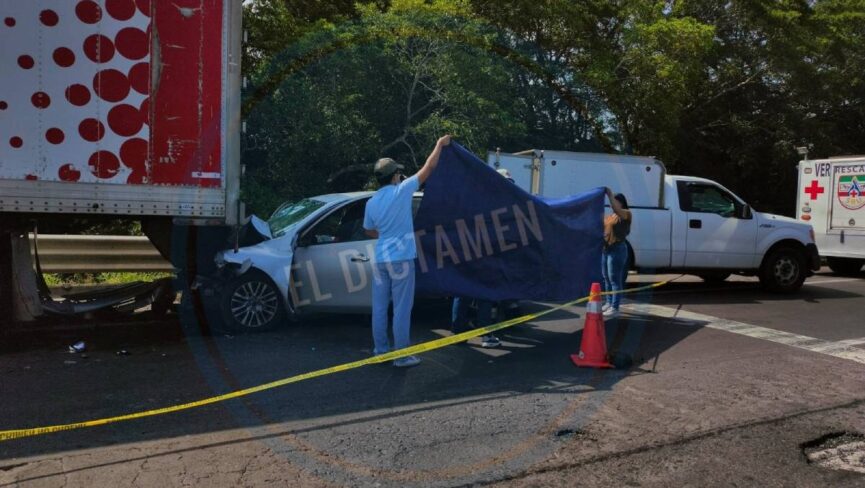Trágico accidente en la autopista Veracruz - Córdoba deja un muerto y cinco heridos