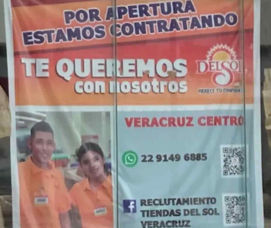 Trabajo en Veracruz, esta empresa oferta hasta 100 vacantes