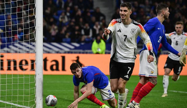 Alemania vence a Francia y rompe racha de tres derrotas seguidas