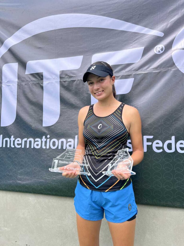 Hanne Estrada gana títulos en el Open Tennis Tour