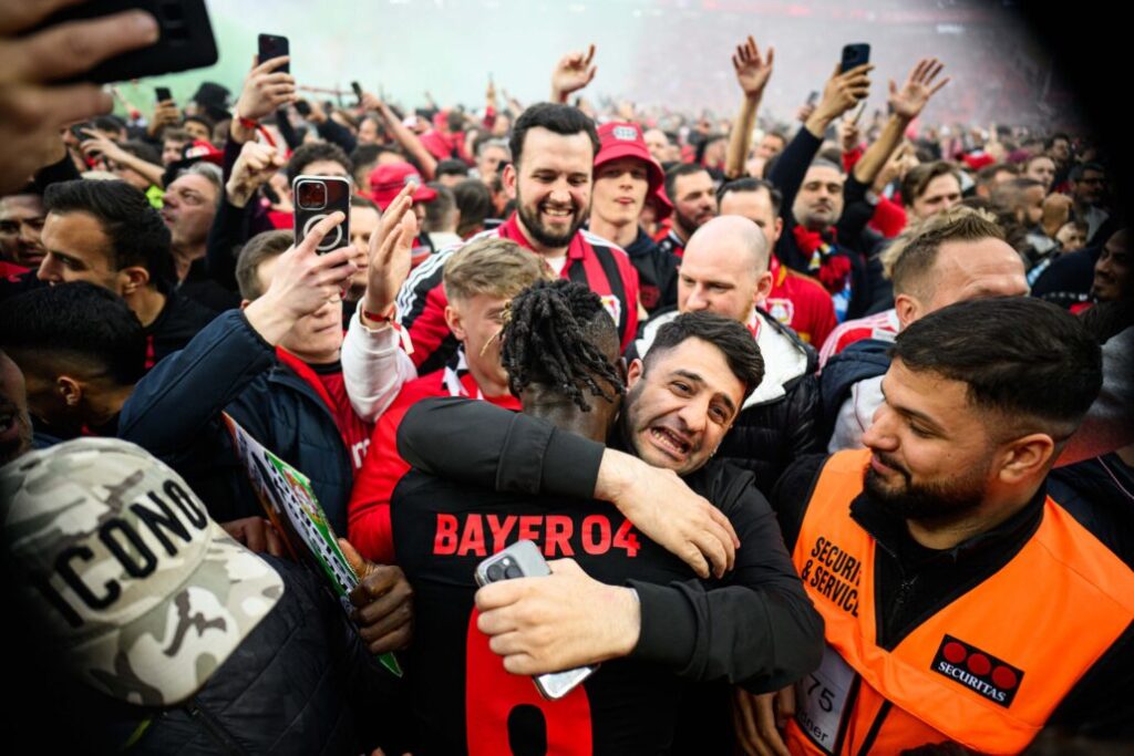 Los impresionantes festejos por el primer título de Bayer Leverkusen en la Bundesliga