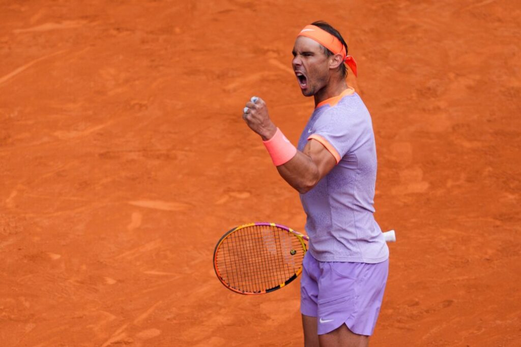 Rafael Nadal avanza a los octavos de final del Madrid Open 2024