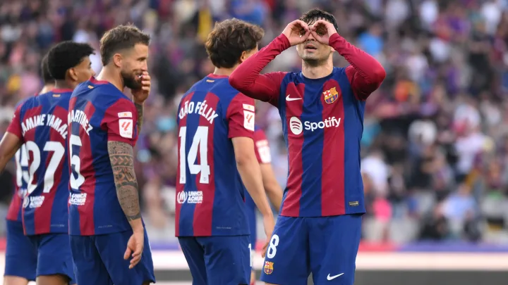 Barcelona golea a Rayo Vallecano y asegura el segundo lugar de LaLiga
